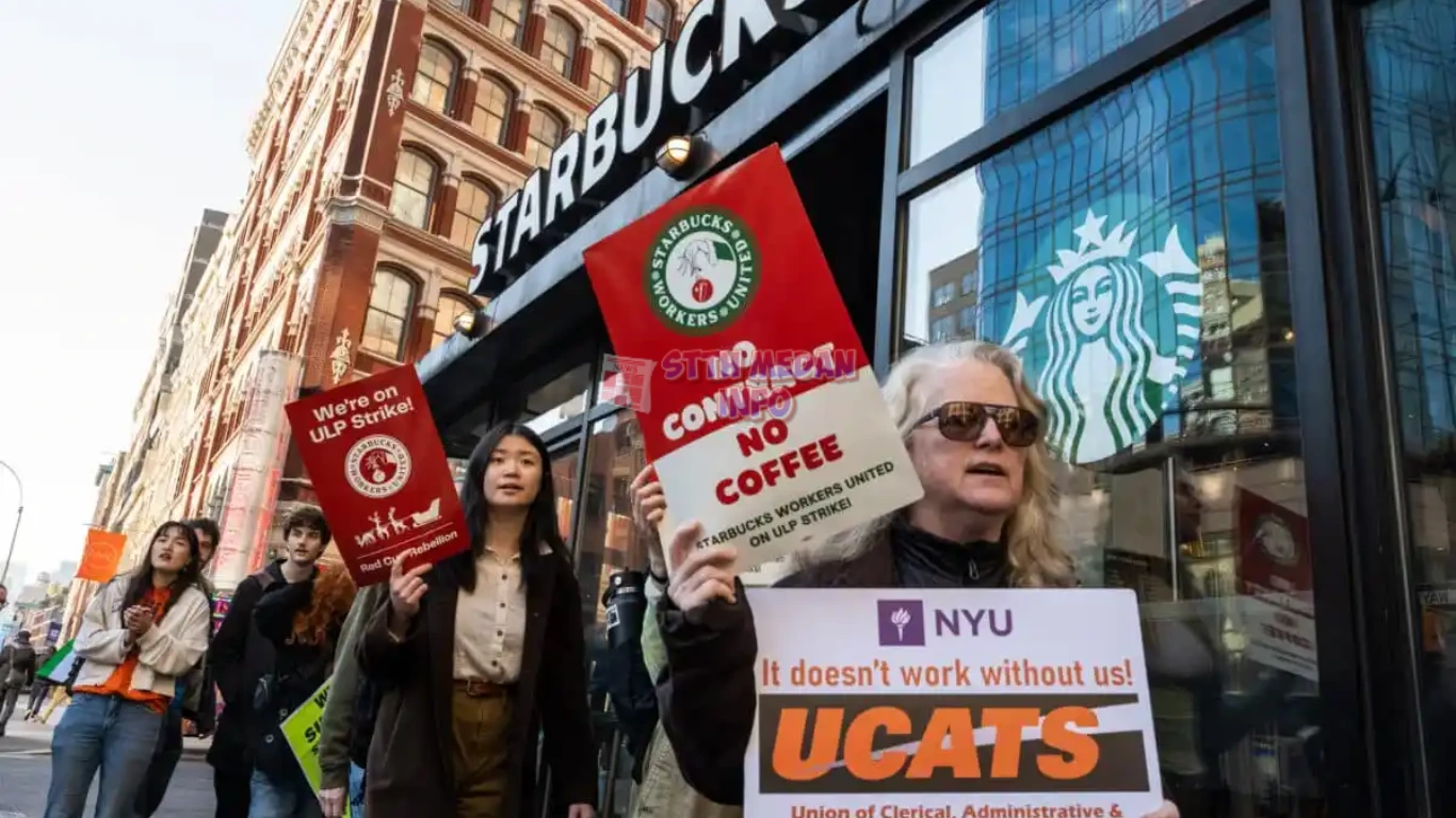 Barista Starbuck di Amerika Serikat yang melakukan Aksi Mogok Kerja - Amny.com