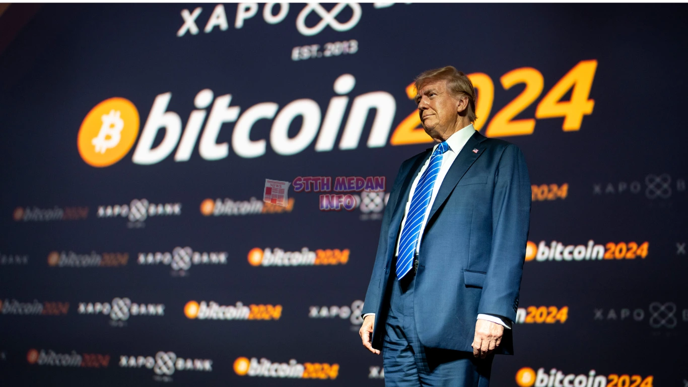 Potret Donald Trump dalam Event Bitcoin 2024 - The New York Times