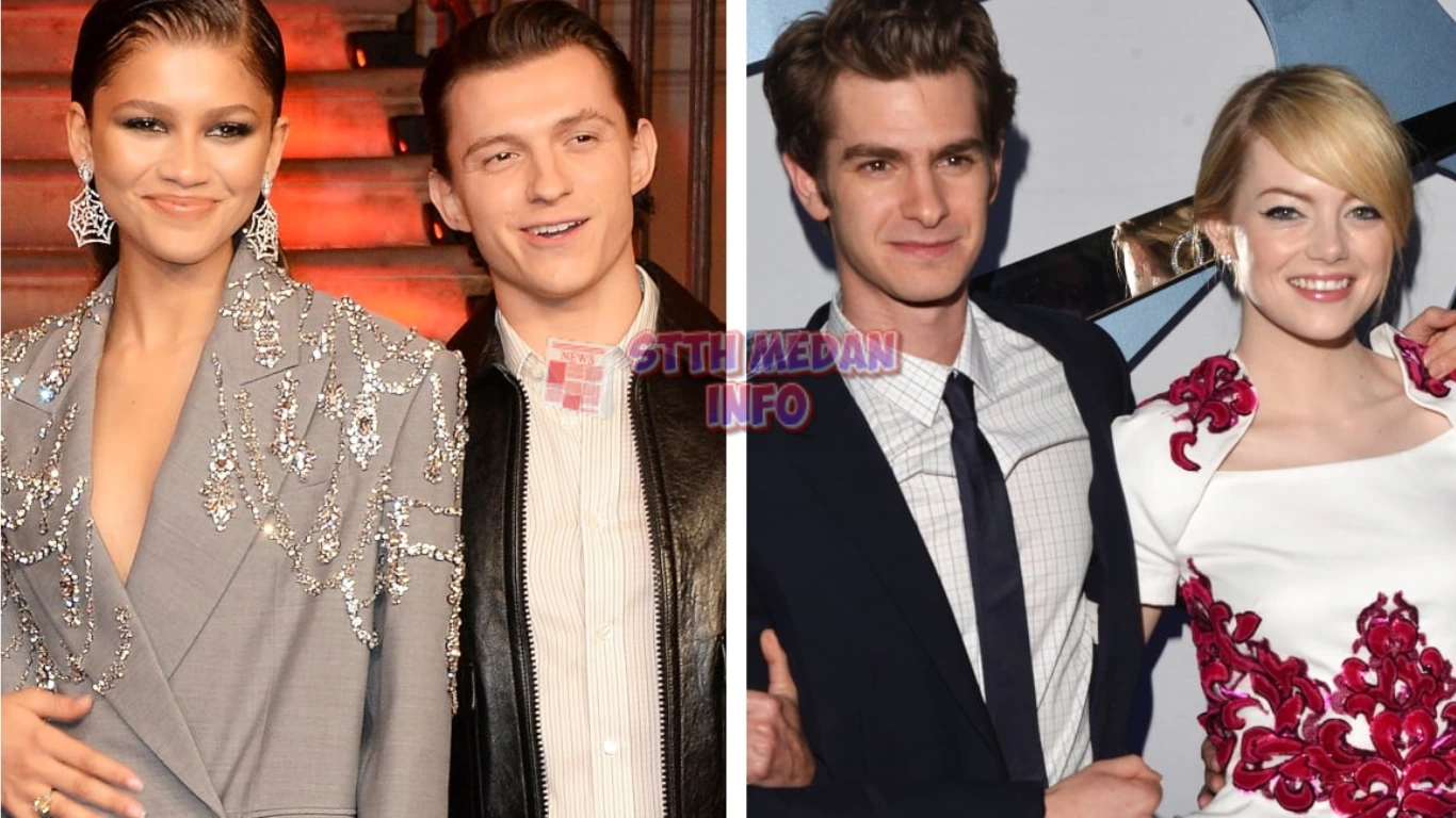 Potret Pasangan Tom Holland dan Zendaya (Kiri), Ada Juga Pasangan Andrew Garfield dan Emma Stone - WireImage