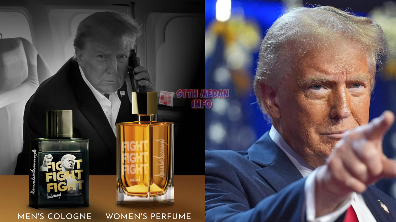 Penampakan dari Produk Cologne Donald Trump Terbaru, Fight Fight Fight