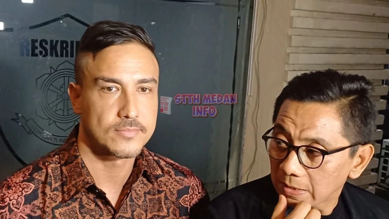 Hamish Daud yang sedang Jumpa Pers saat di Polda Metro Jaya - Kompas