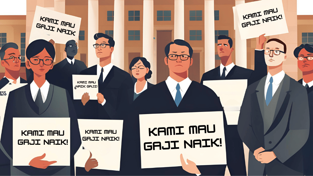 Ilustrasi Kenaikan Gaji Hakim