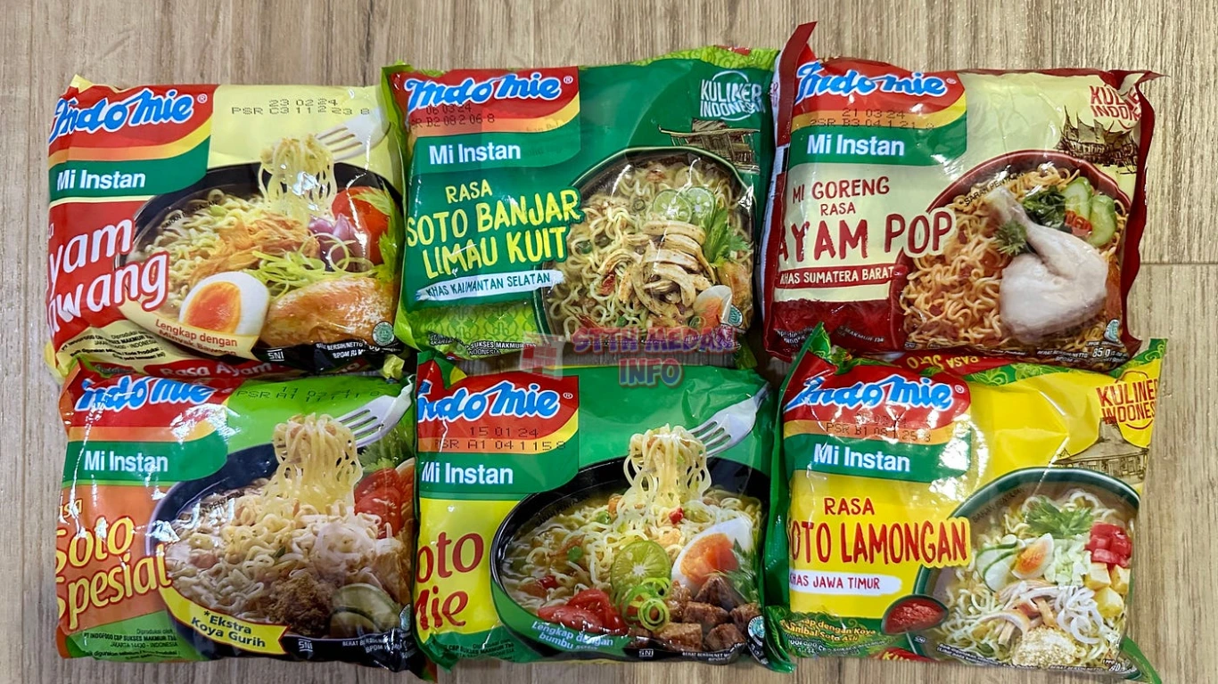 Ilustrasi varian Indomie - Dean Koh