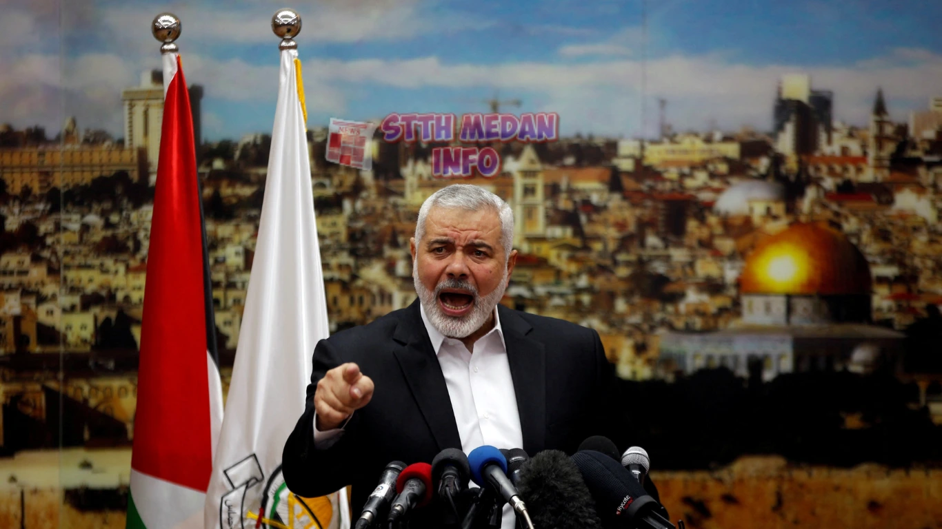 Kepala Hamas Ismail Haniyeh - REUTERS/Mohammed Salem