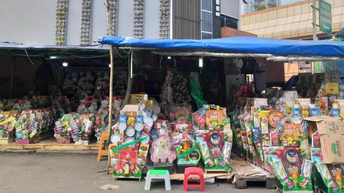 Penampakan Penjual parsel yang kini sepi di cikini - Detik