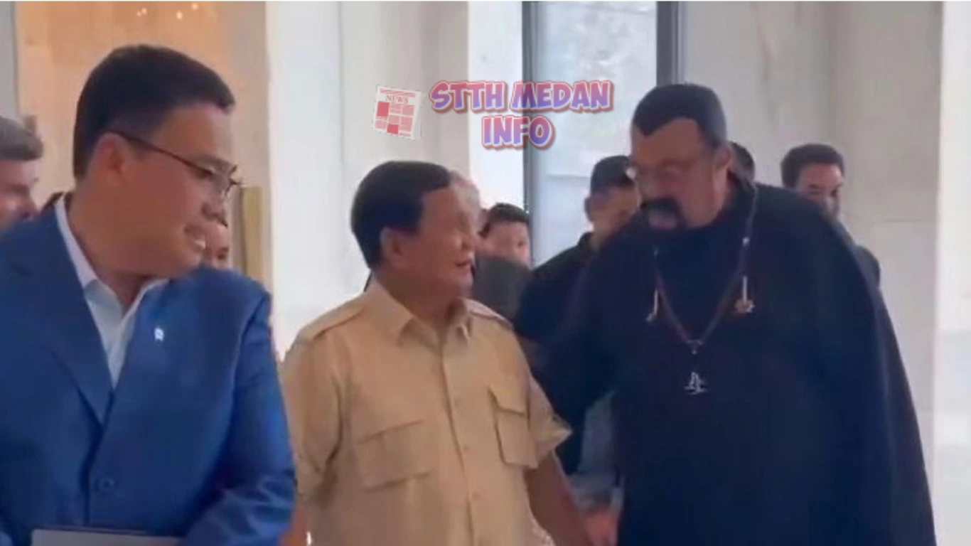 Potret Kebersamaan Steven Seagal dan Prabowo - Detik.com