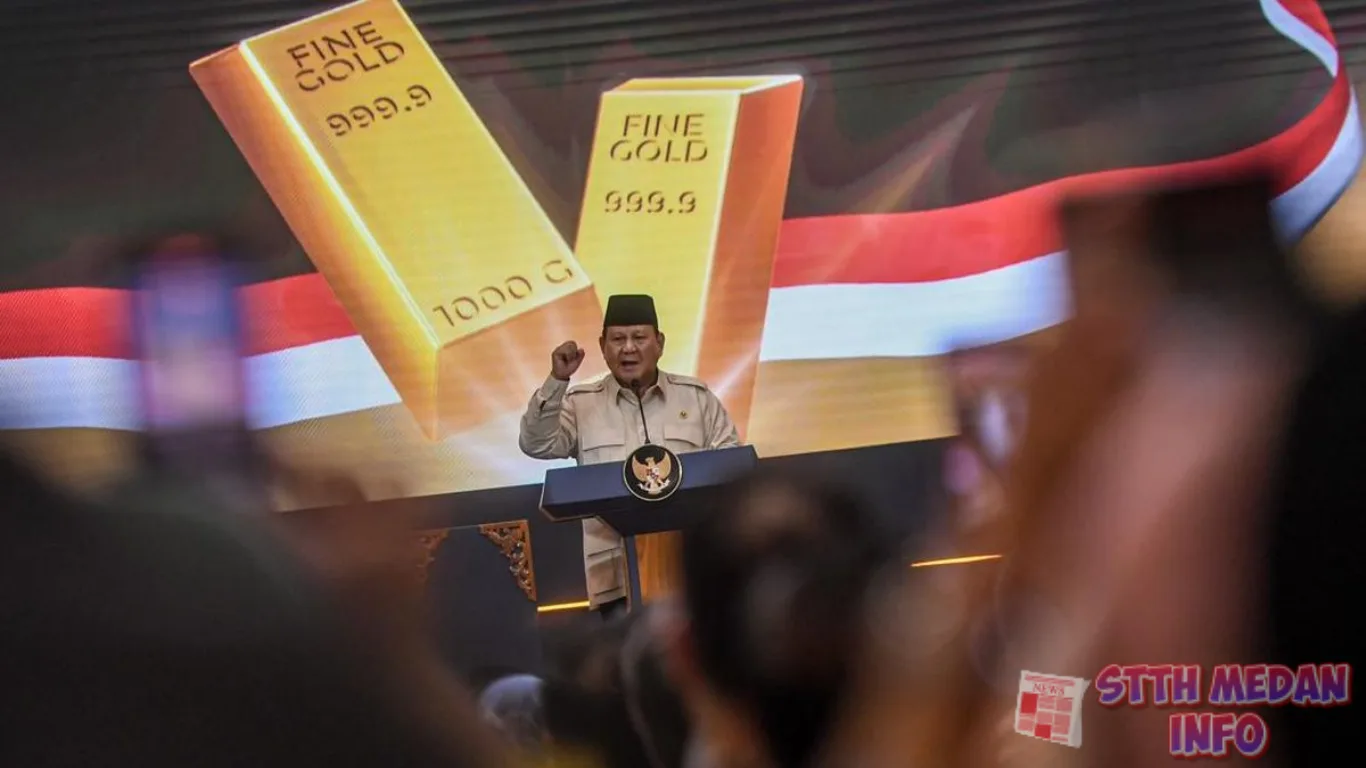 Peresmian Bank Emas oleh Prabowo - CNN Indonesia