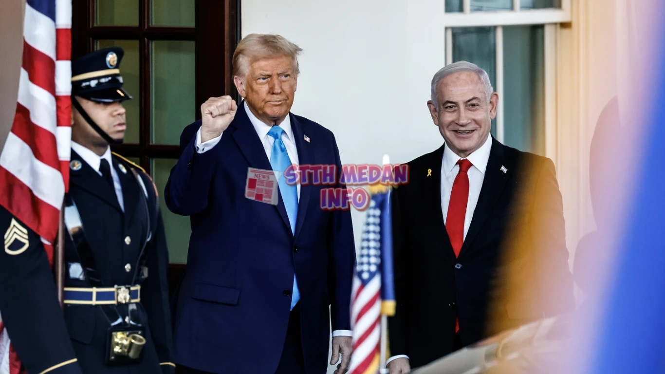 Potret Trump Bersama Netanyahu - NBC News